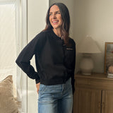 The 'October' Round Neck Contrast Piping Button Cardigan - Love and Lee Apparel