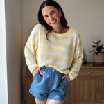 The Chrissy High Waist Chambray Shorts - Love and Lee Apparel