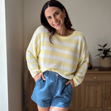 The Chrissy High Waist Chambray Shorts - Love and Lee Apparel