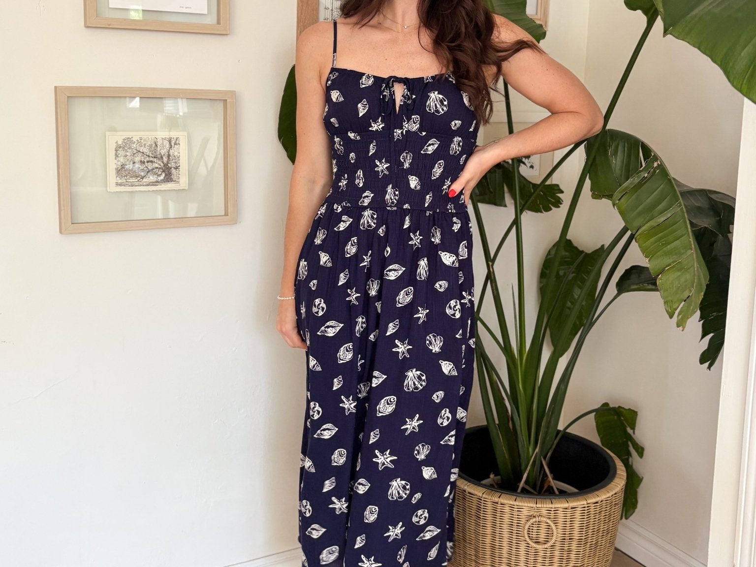 The Mia Coastal Patterned Dress - Love and Lee Apparel