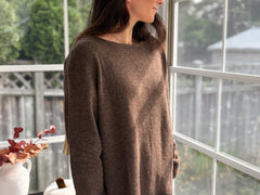 Amber Skies Boat Neck Oversized Knit Pullover Sweater - Love and Lee Apparel
