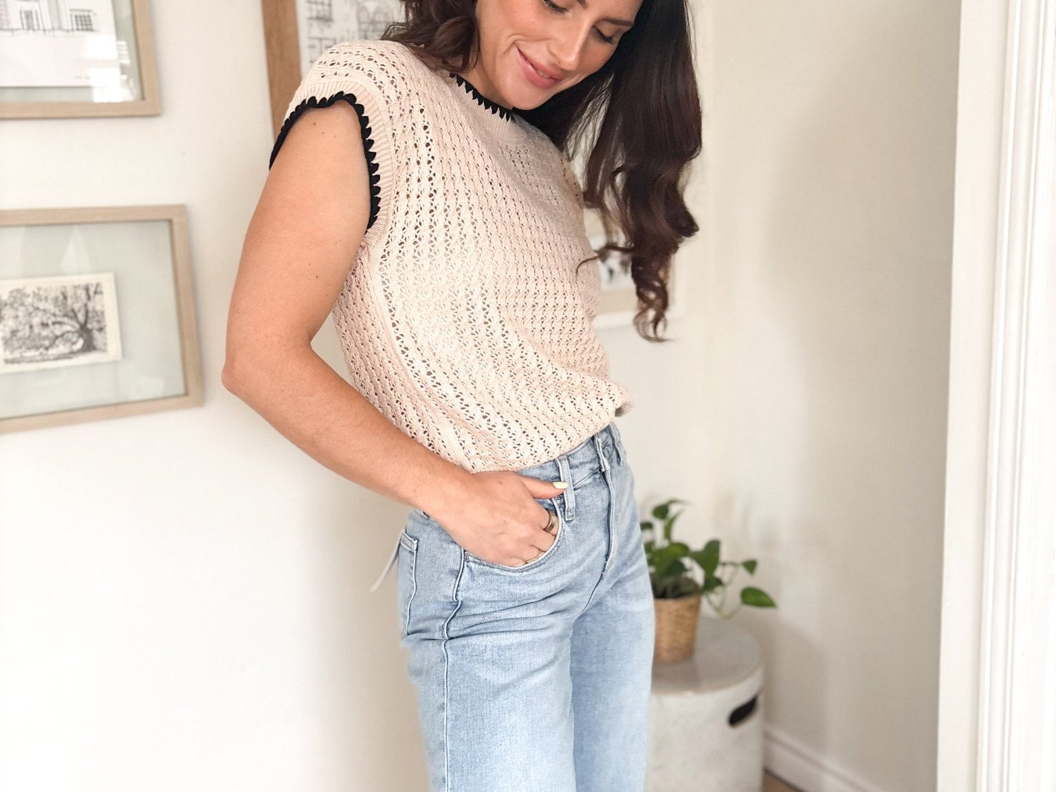 The Linden Crochet Short Sleeve - Love and Lee Apparel