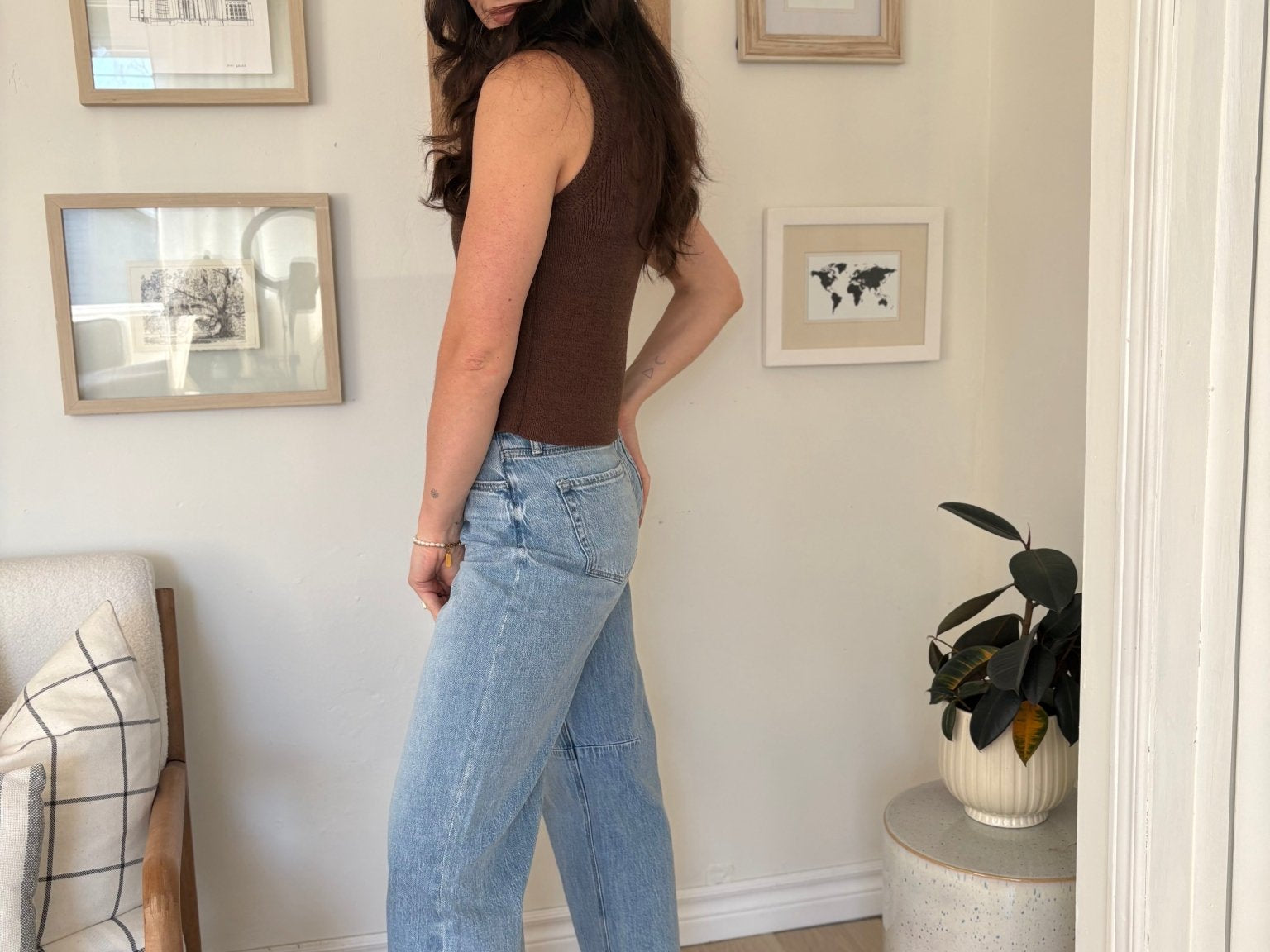 The Kate High Rise Wide Leg Barrel Jean - Love and Lee Apparel