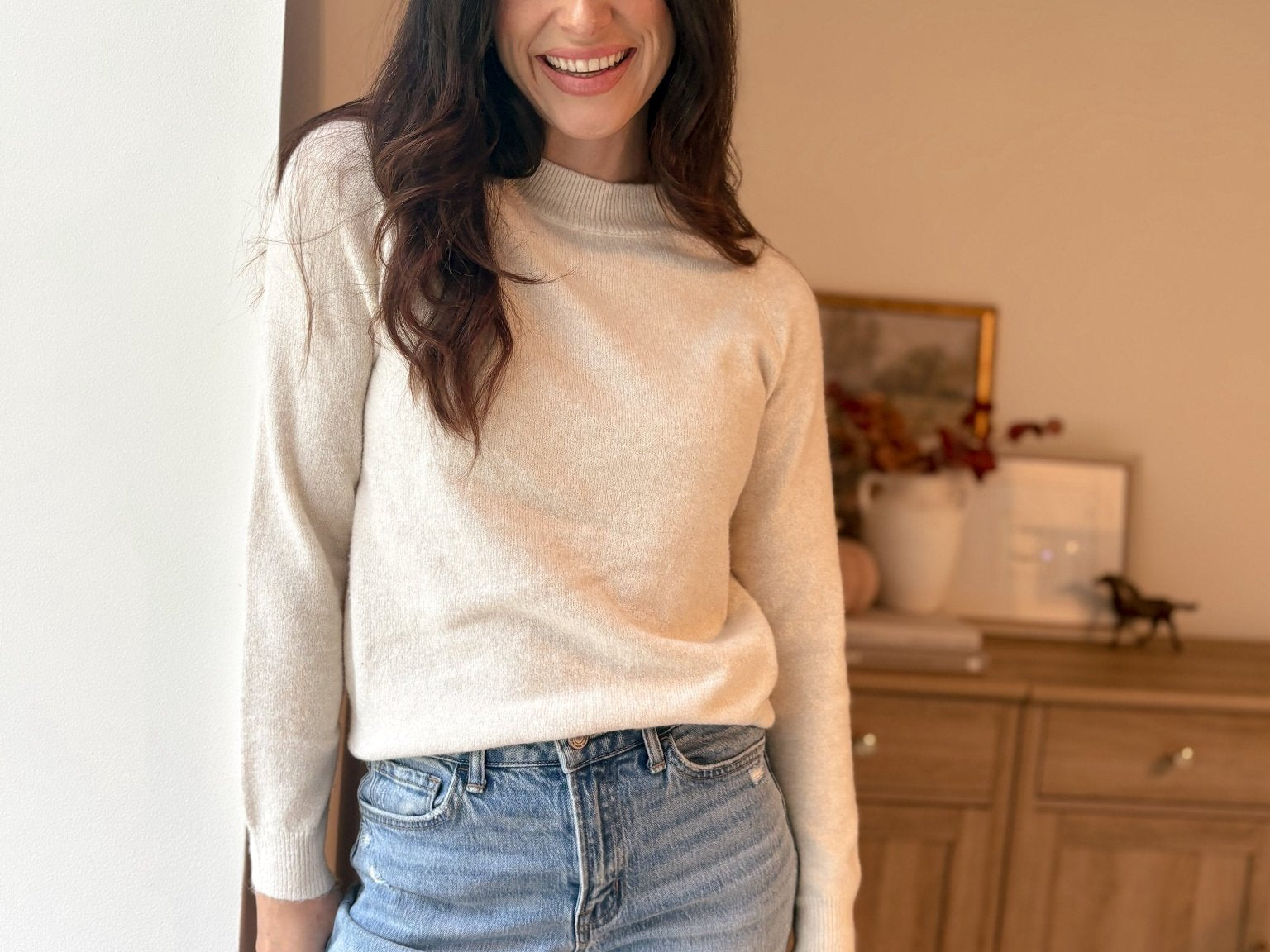 The Rowan Long Sleeve Knit Pullover Sweater - Love and Lee Apparel