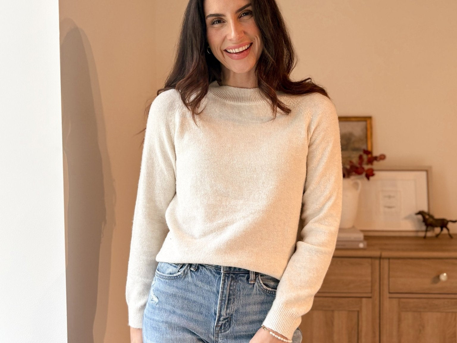 The Rowan Long Sleeve Knit Pullover Sweater - Love and Lee Apparel