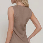 Georgina Textured Knit Vest - Love and Lee Apparel
