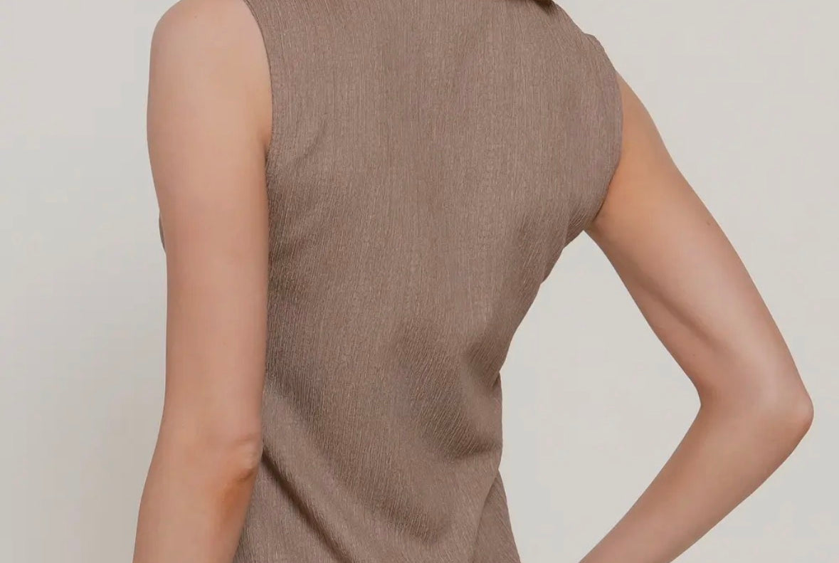 Georgina Textured Knit Vest - Love and Lee Apparel