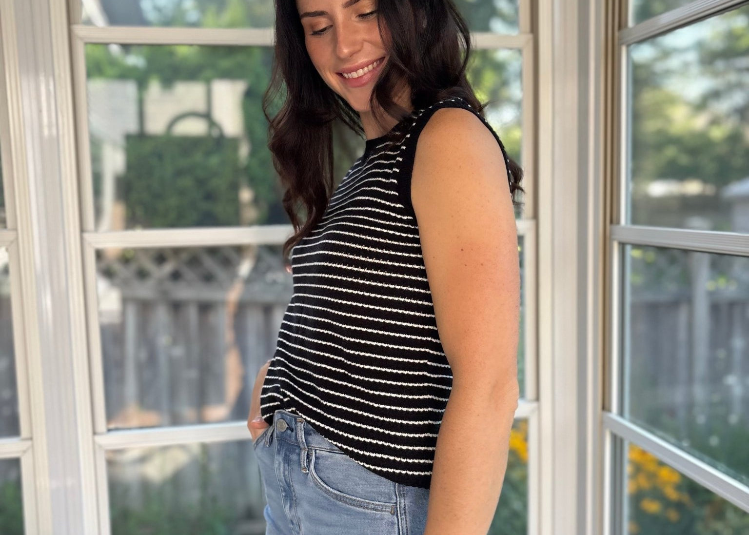 August Sleeveless Sleeveless Knit Top - Love and Lee Apparel