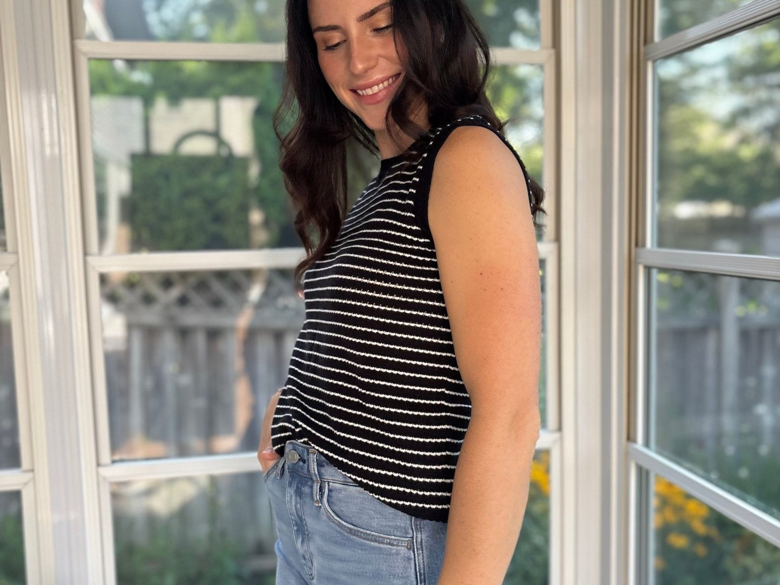 August Sleeveless Sleeveless Knit Top - Love and Lee Apparel
