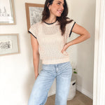 The Linden Crochet Short Sleeve - Love and Lee Apparel