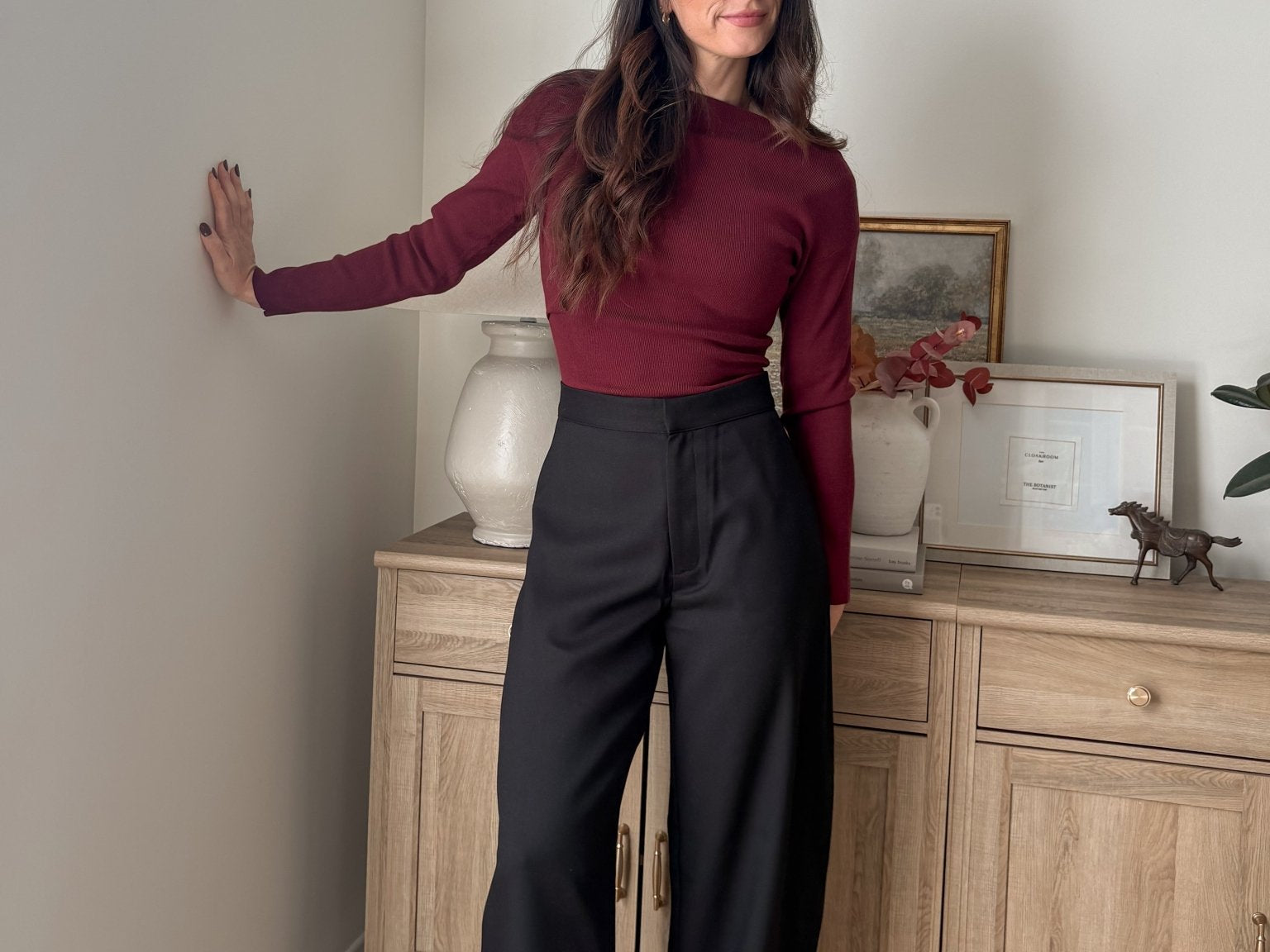 The 'Simmering Spices' High Waist Wide Leg Pants - Love and Lee Apparel