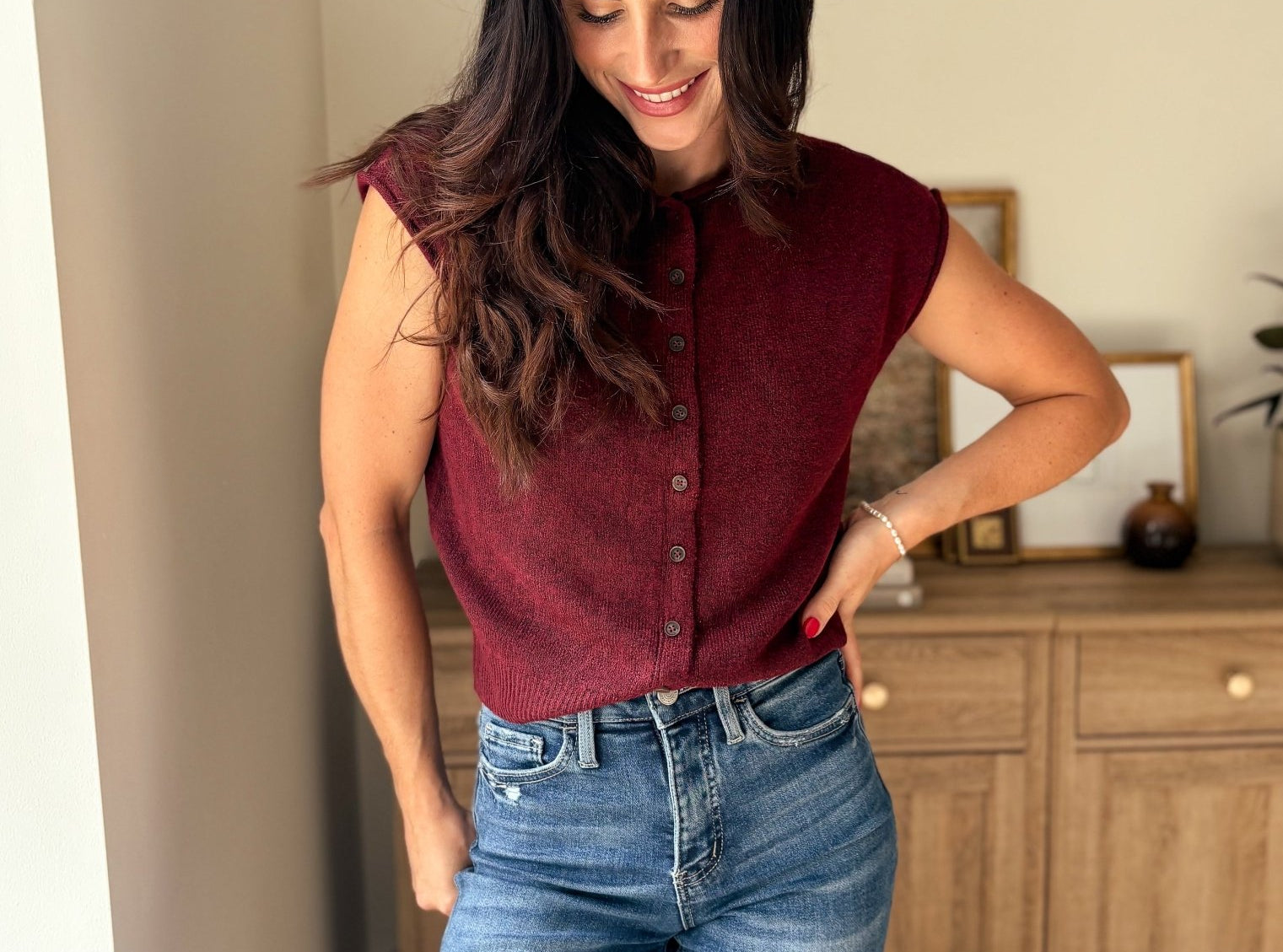 Cobblestone Street Cap Sleeve Sweater - Love and Lee Apparel