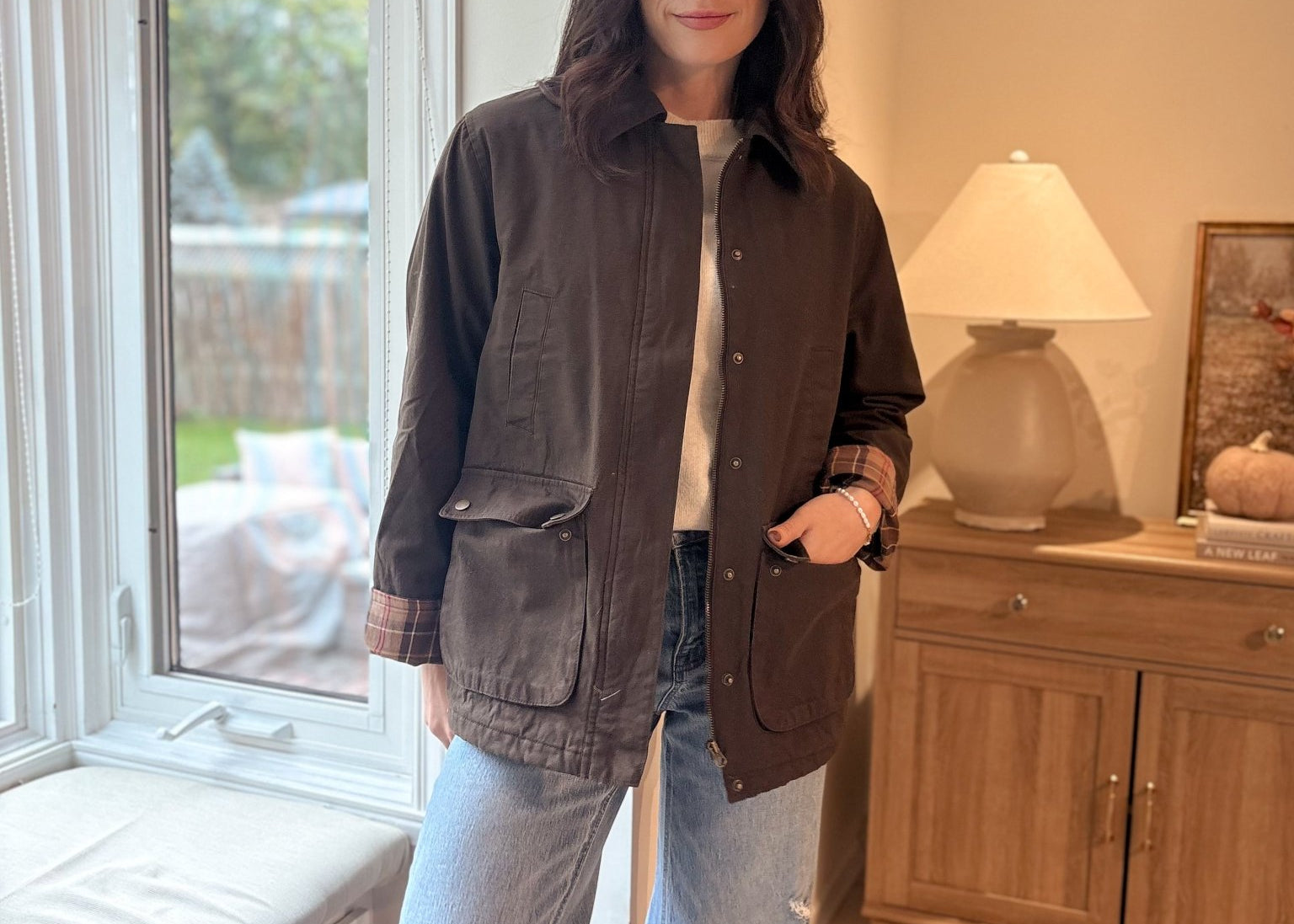 Autumn in London Collared Placket Utility Jacket - Love and Lee Apparel