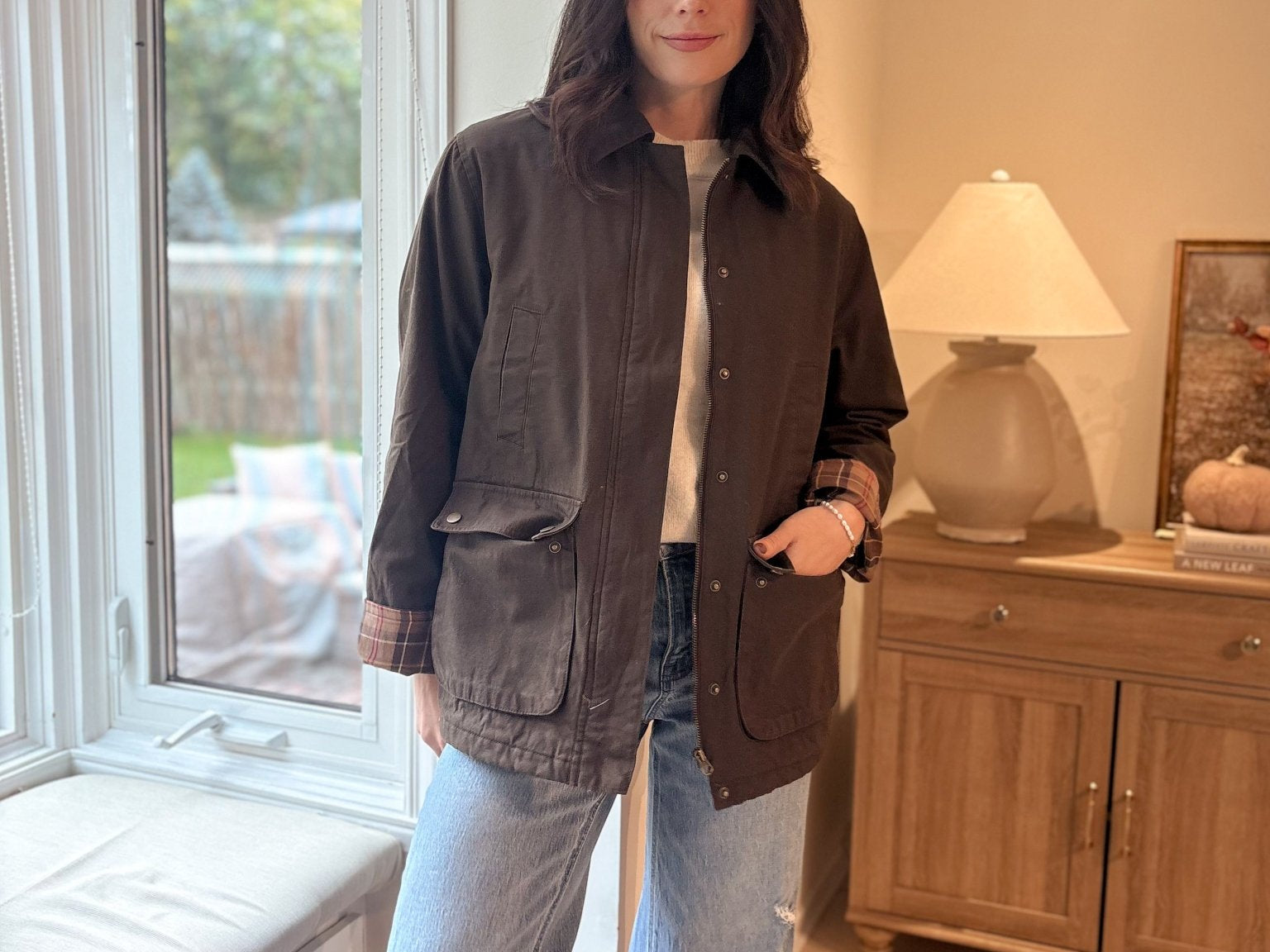 Autumn in London Collared Placket Utility Jacket - Love and Lee Apparel