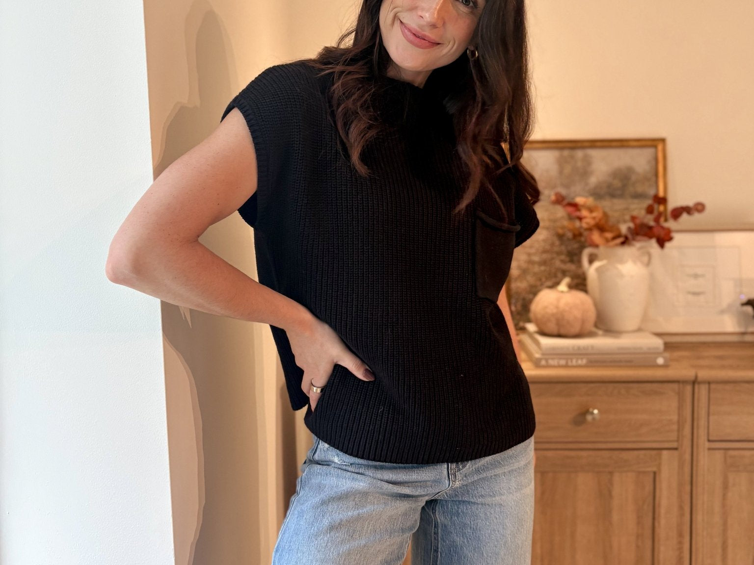 The Matilda Mock Neck Short Sleeve Sweater - Love and Lee Apparel