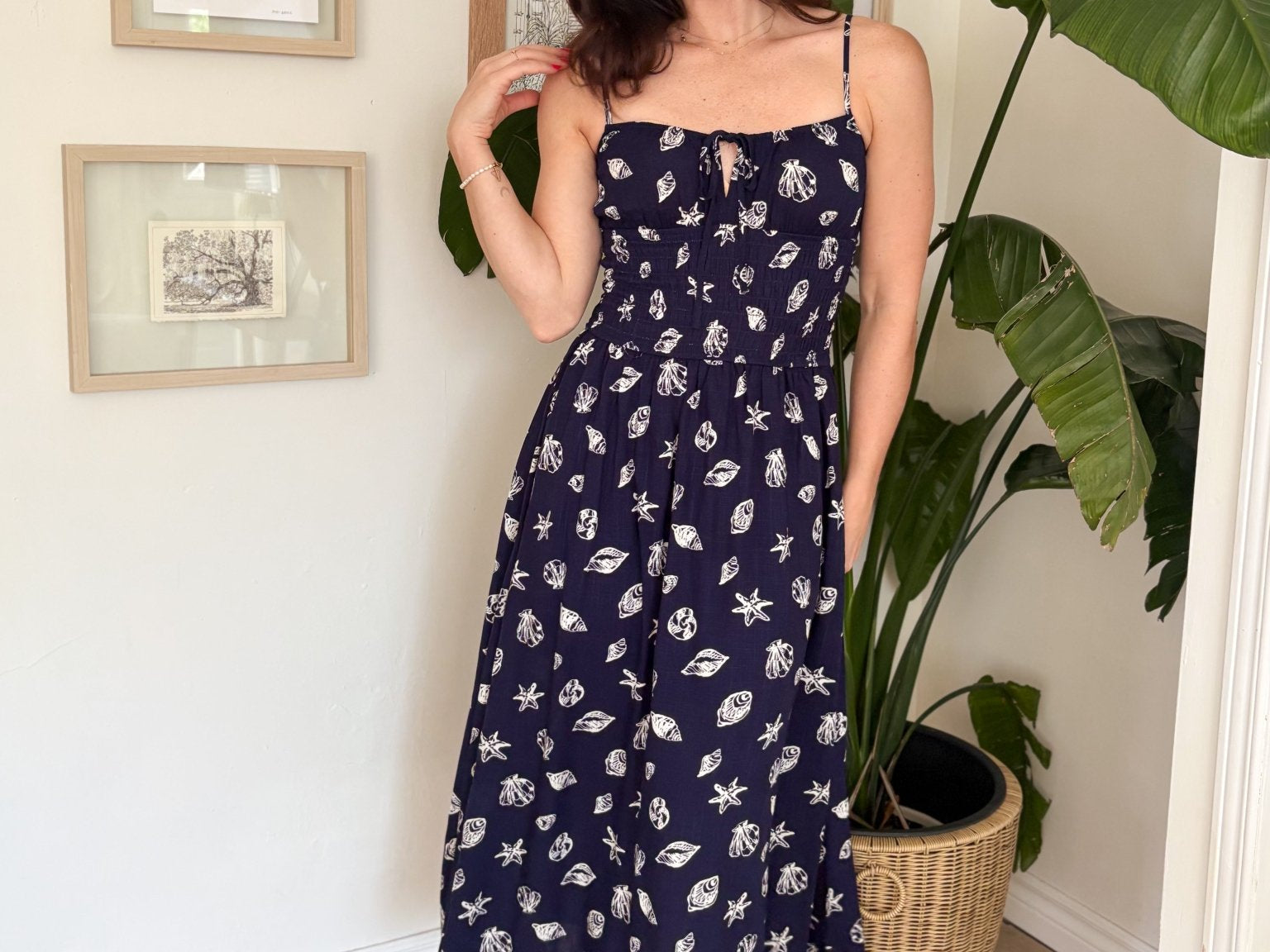 The Mia Coastal Patterned Dress - Love and Lee Apparel