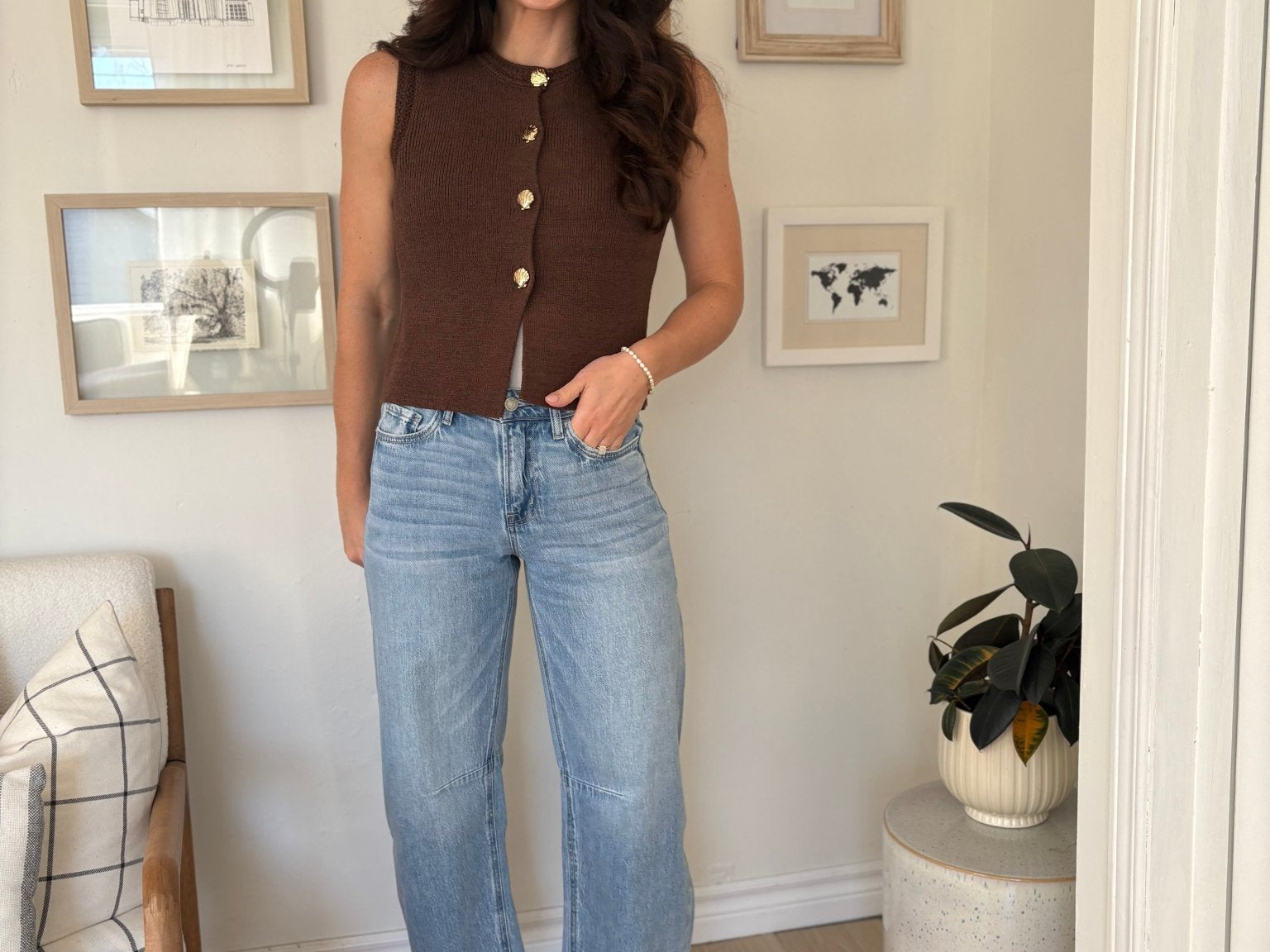 The Kate High Rise Wide Leg Barrel Jean - Love and Lee Apparel