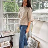 'The Oxford' High Rise Cuffed Ankle Straight Jeans - Love and Lee Apparel