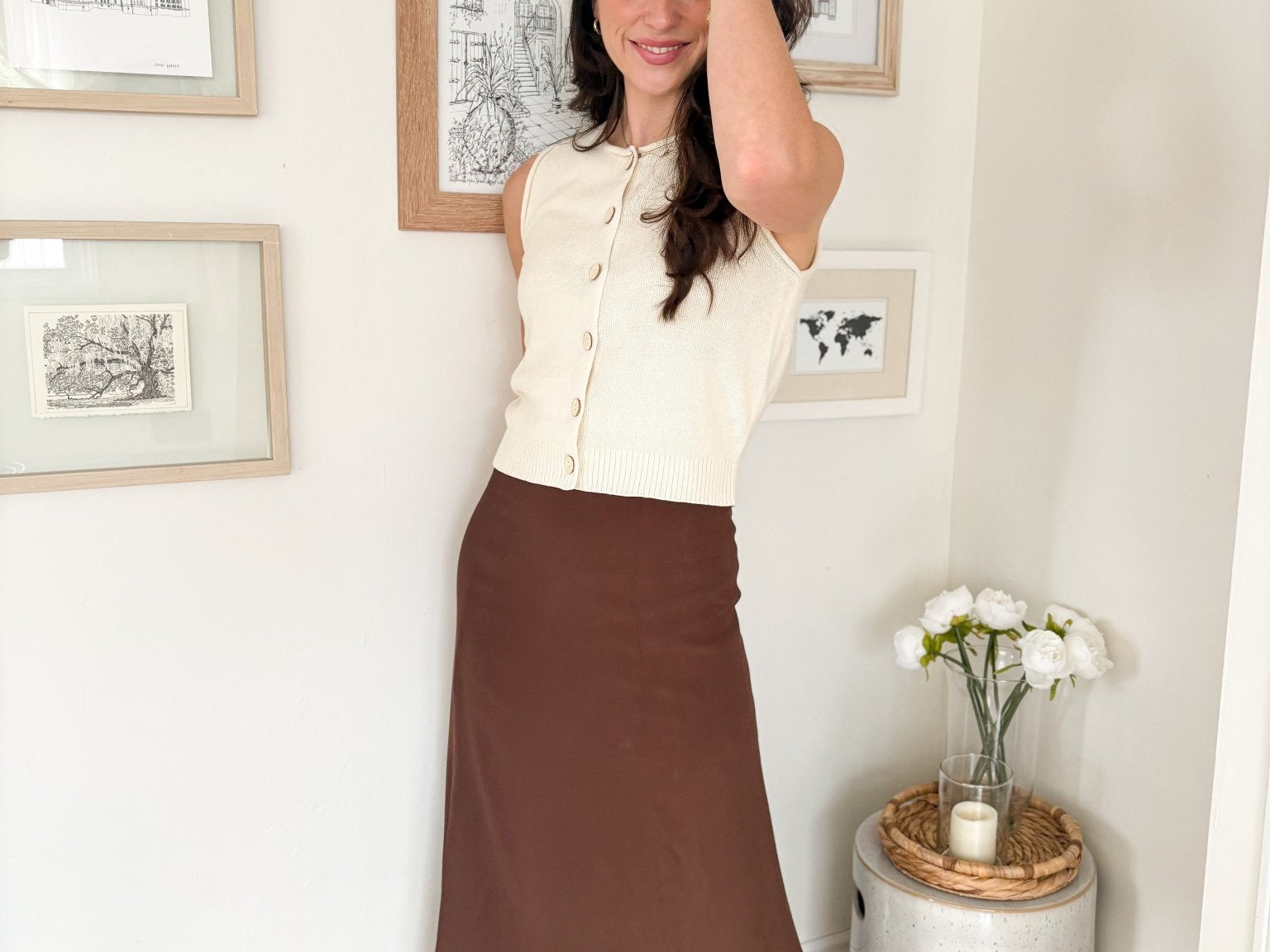 Devonna Button Down Vest - Love and Lee Apparel