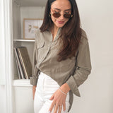 Arliana Blouse with Front Pockets - Love and Lee Apparel