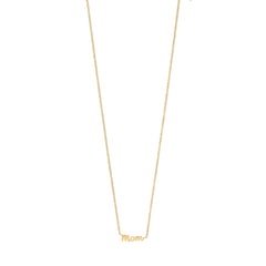 MOM necklace gold - plated - Love and Lee Apparel