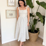 The Blake Blue And White Striped Dress - Love and Lee Apparel