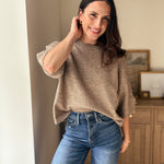 The Cellar Door Crew Neck Half Sleeve Pullover Sweater - Love and Lee Apparel