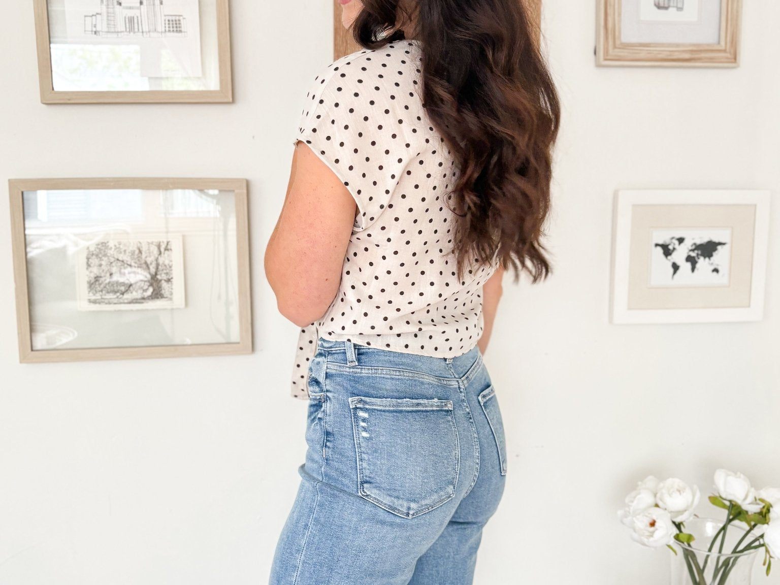 Emmia Short Sleeve Knot Shirt - Love and Lee Apparel