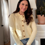 The Yanik Collared Button Down Long Sleeve Cardigan - Love and Lee Apparel
