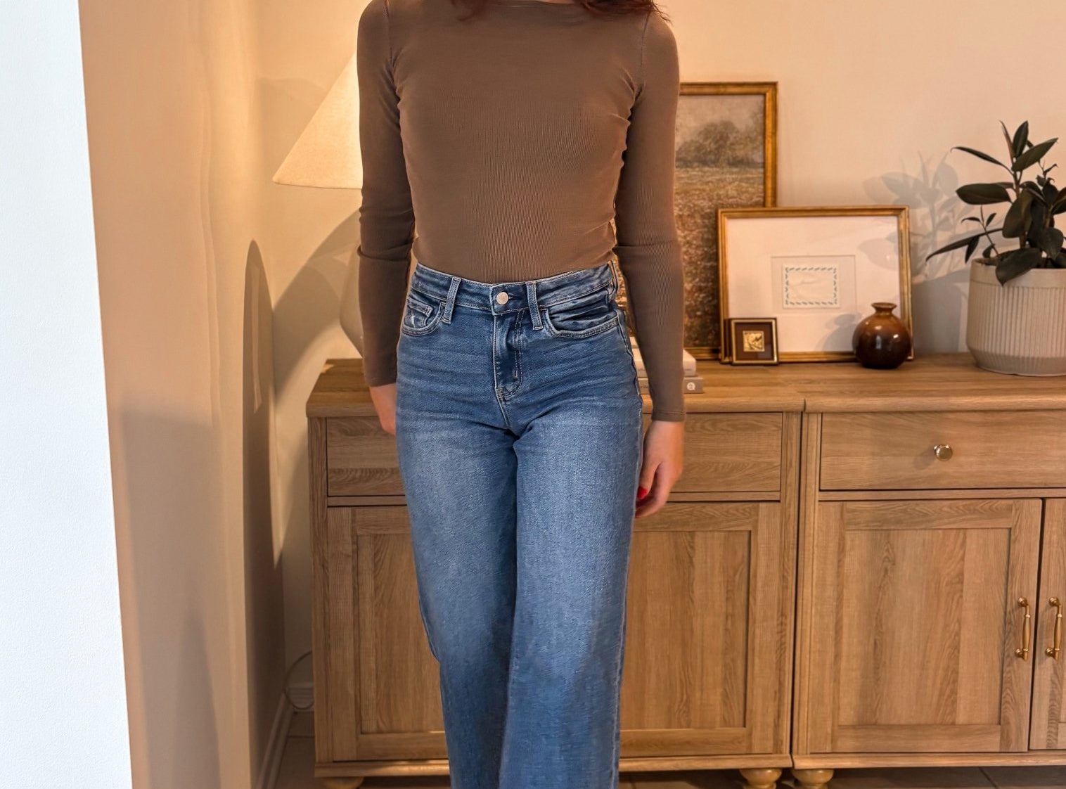 The Stonehouse Long Sleeve Boat Neck Ribbed Knit Top - Love and Lee Apparel