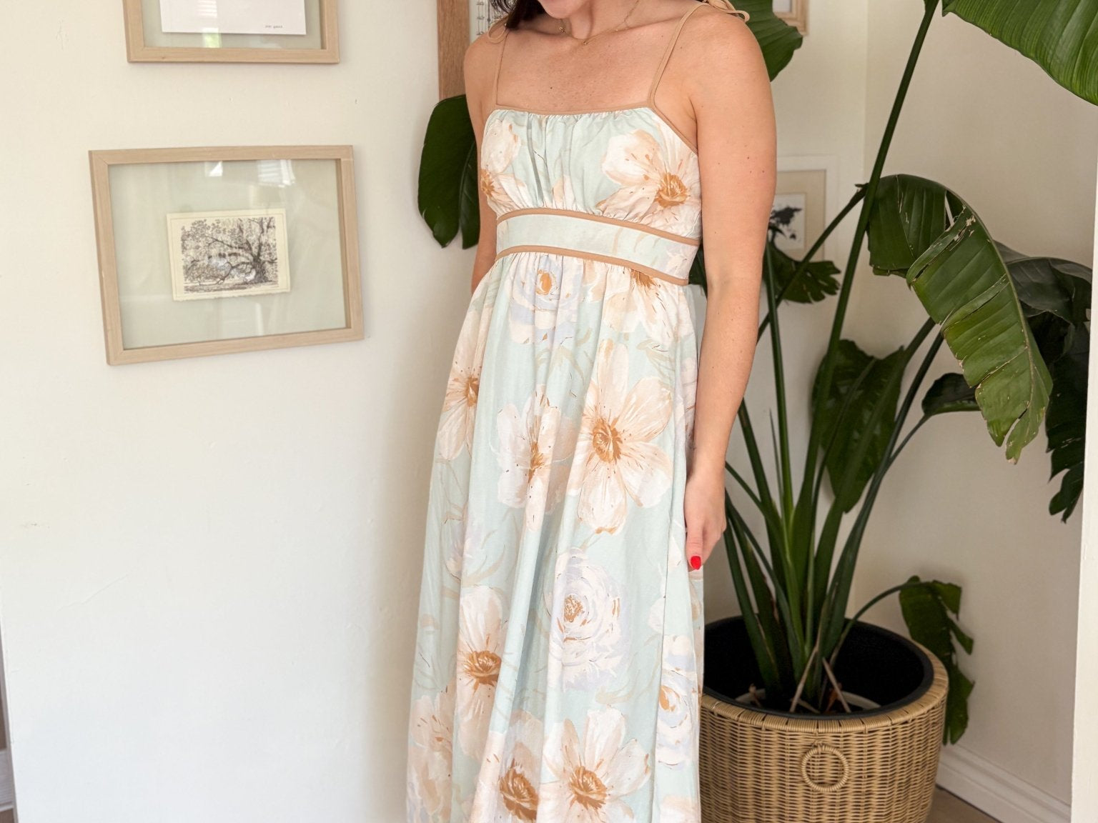 The Matilda Teal Sun Dress - Love and Lee Apparel