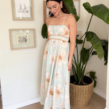 The Matilda Teal Sun Dress - Love and Lee Apparel