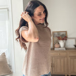 The 'Cozy to Cocktail' Mock Neck Short Sleeve Sweater - Love and Lee Apparel