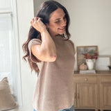 The 'Cozy to Cocktail' Mock Neck Short Sleeve Sweater - Love and Lee Apparel