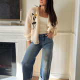 The Margaux High Rise Medium Wash Cuffed Wide Jeans - Love and Lee Apparel