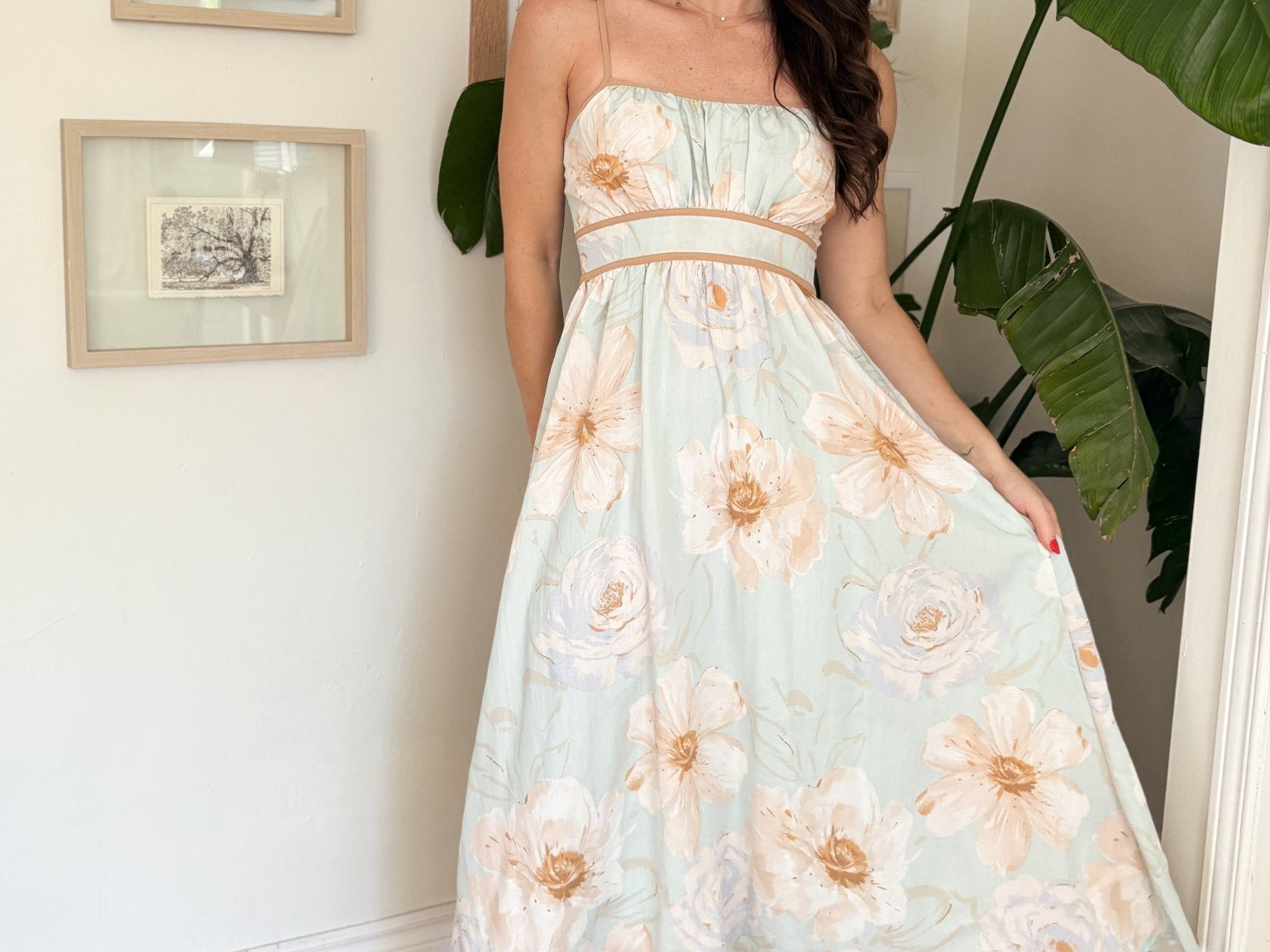 The Matilda Teal Sun Dress - Love and Lee Apparel