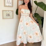 The Matilda Teal Sun Dress - Love and Lee Apparel