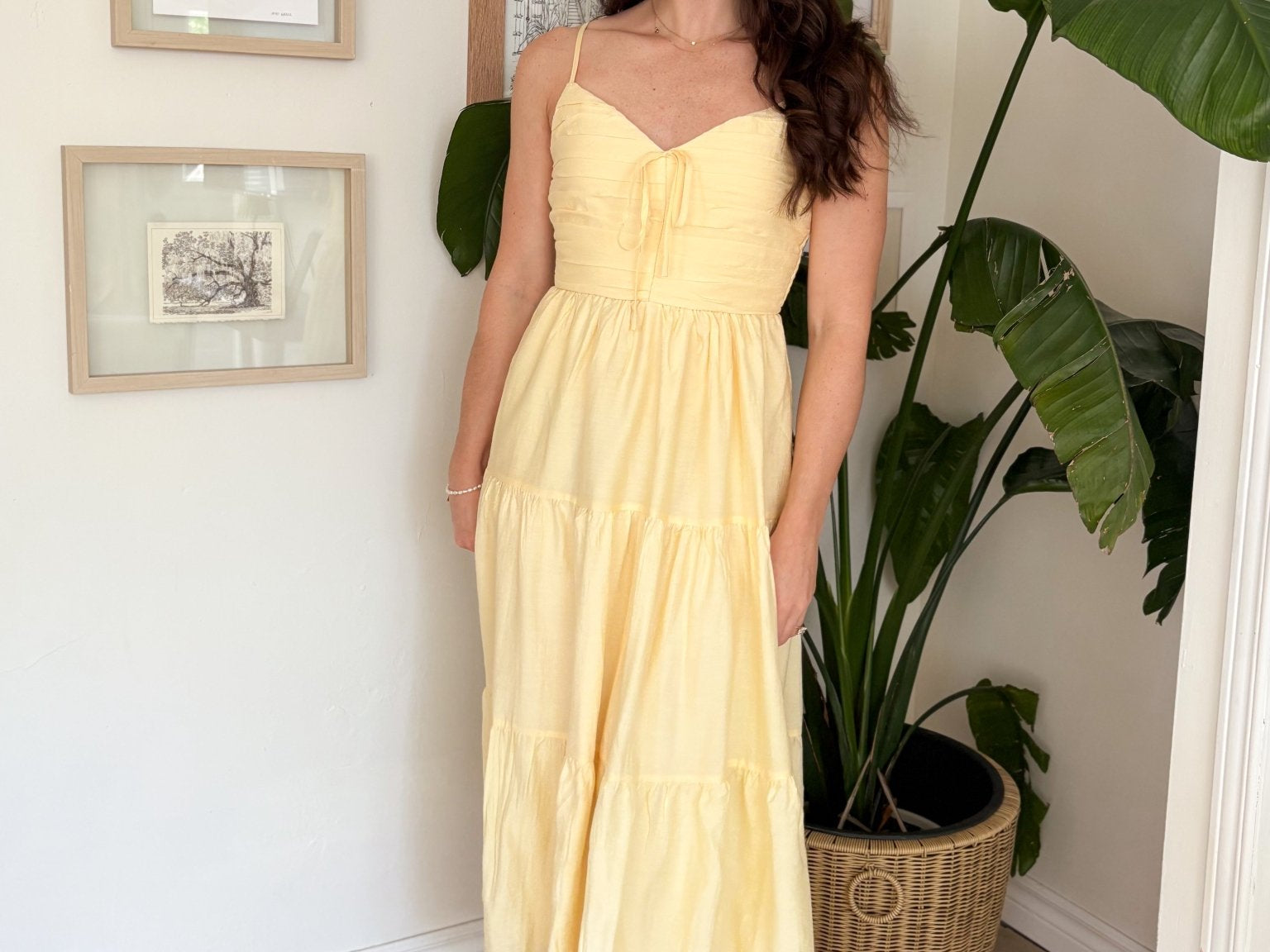 The Grace Yellow Sundress - Love and Lee Apparel