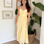 The Grace Yellow Sundress - Love and Lee Apparel