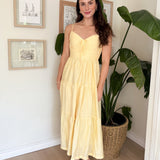 The Grace Yellow Sundress - Love and Lee Apparel