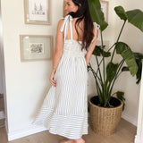 The Blake Blue And White Striped Dress - Love and Lee Apparel