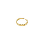 Revan recycled heart pattern ring - Love and Lee Apparel