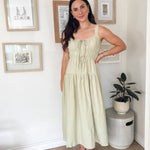 The Vanessa Front Tie Keyhole Detail Sleeveless Midi Dress - Love and Lee Apparel