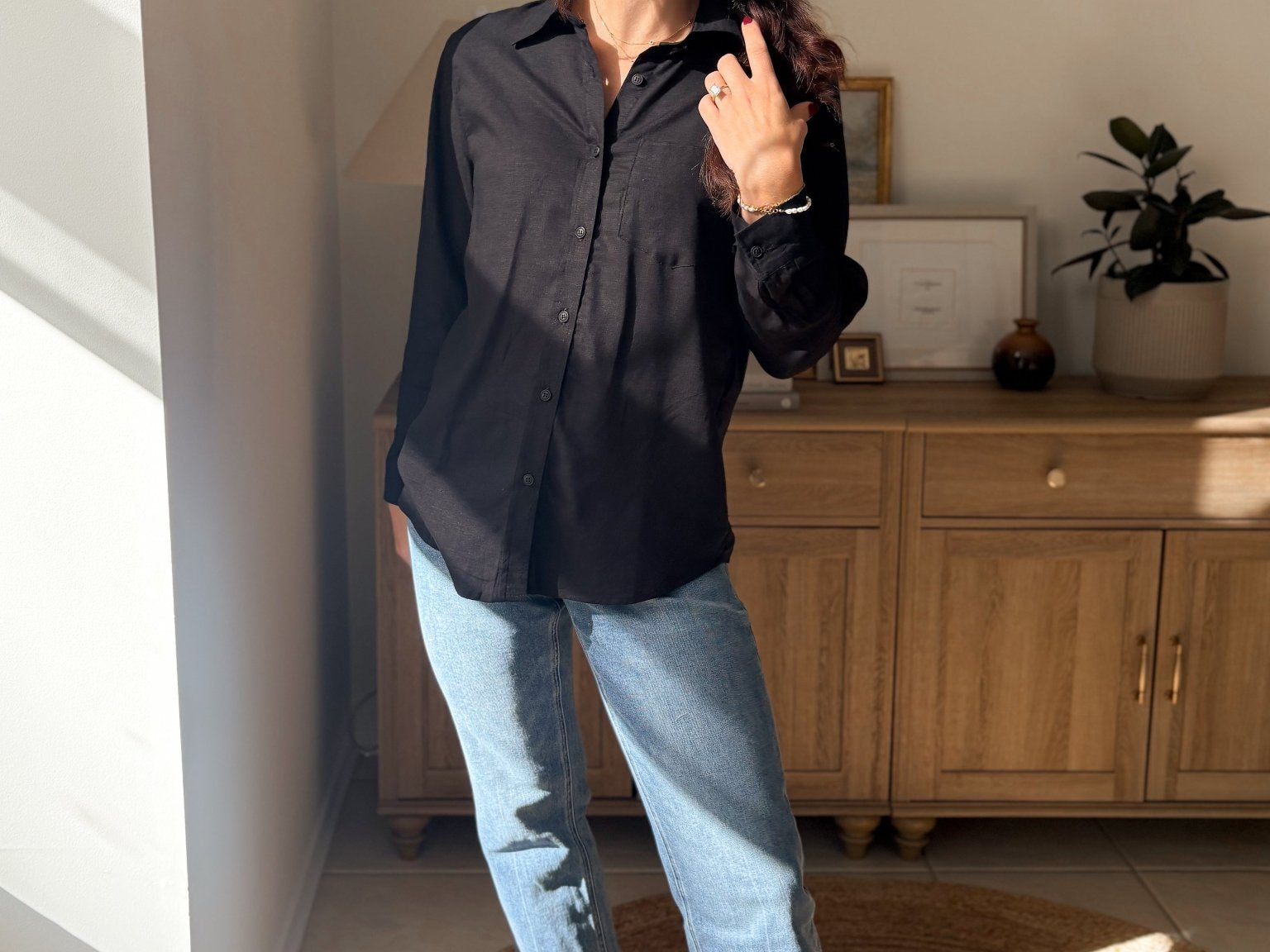 Cortland Long Sleeve Linen Blend Shirt - Love and Lee Apparel