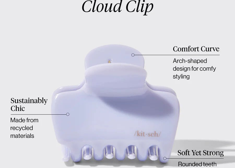 Hydrangea Breeze Cloud Claw Clip by Kitsch - Love and Lee Apparel
