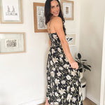 The Isabelle Floral Smocked Spaghetti Strap Midi Sundress - Love and Lee Apparel