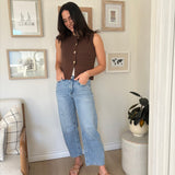 The Kate High Rise Wide Leg Barrel Jean - Love and Lee Apparel