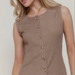 Georgina Textured Knit Vest - Love and Lee Apparel