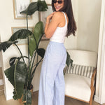 Veronica Gauze Pants in Blue - Love and Lee Apparel