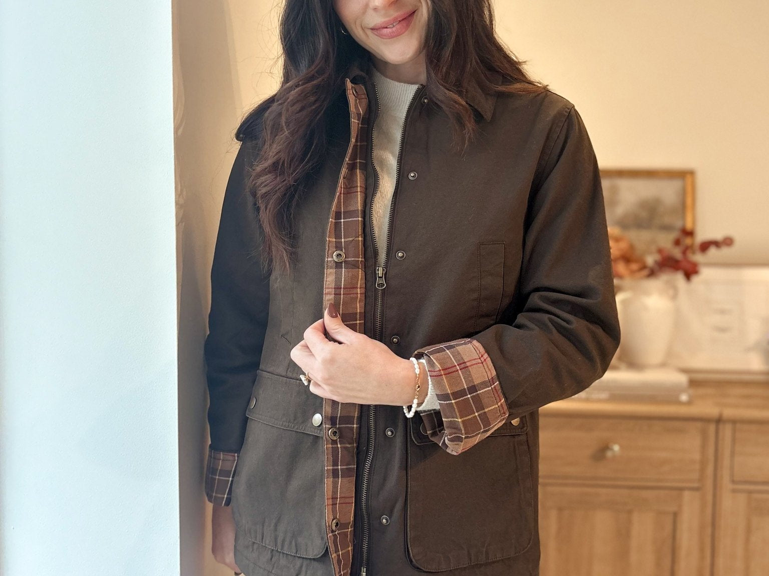 Autumn in London Collared Placket Utility Jacket - Love and Lee Apparel